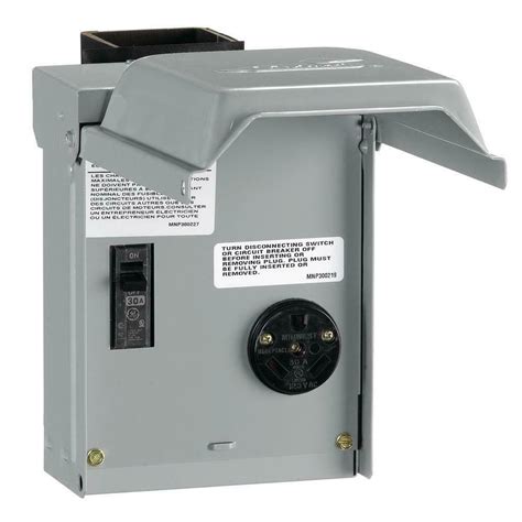 30 amp electric box|30 amp exterior breaker box.